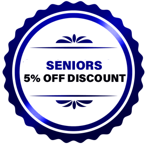 Seniors Discount Badge